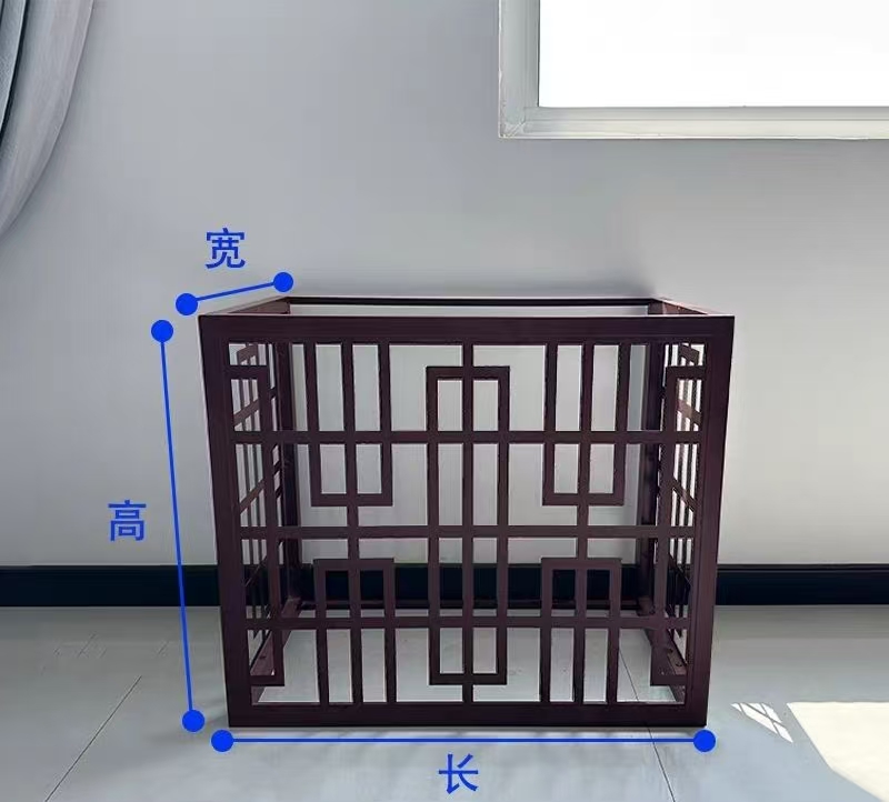 洛阳市单曲弧形铝单板镀锌铁板空调罩 - 厂家